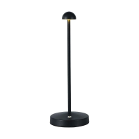 Lampka stołowa nocna V-TAC 3W LED 29cm ładowanie USB ściemnianie czarna VT-1073 3000K-6000K 130lm | 3800170207134 LED EUROPE