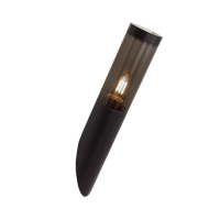 Kinkiet ogrodowy V-TAC 400x76mm ścienny czarny IP44 E27 VT-1183 | 3800170208520 LED EUROPE