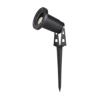 Oprawa gruntowa ogrodowa wbijana aluminium GU10 czarna IP65 V-TAC VT-1119 3 lata gwarancji | 3800170207486 LED EUROPE