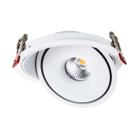 Oprawa V-TAC LED uchylny downlight 20W LED COB CRI90+CCT biała VT-2520 3000K-4000K-6400K 1408lm | 3800170209602 LED EUROPE