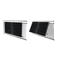 Uchwyt zestaw regulowany do paneli PV fotowoltaika na barierki i balkony V-TAC VT-10100 | 3800157699402 LED EUROPE