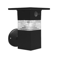 Kinkiet ogrodowy solarny V-TAC 5.5W LED IP54 czarny VT-1169 3000K 250lm 3 lata gwarancji | 3800170219205 LED EUROPE