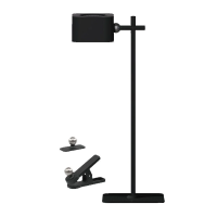 Lampka biurkowa V-TAC 4w1 35cm kinkiet klips latarka 3W LED CCT czarna VT-10115 3000K-6000K 300lm | 3800170219427 LED EUROPE