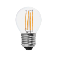 Żarówka LED filament V-TAC 4W kulka G45 E27 3xKlik ściemnialna VT-2704 3000K 400lm | 3800157693165 LED EUROPE