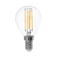 Żarówka LED V-TAC 6W filament E14 kulka P45 VT-2466 4000K 600lm | 3800170219663 LED EUROPE