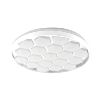 Oprawa sufitowa plafoniera V-TAC 60W LED beehive fi.49cm CCT pilot timer VT-8569 3000K-6500K 6000lm | 3800170220577 LED EUROPE