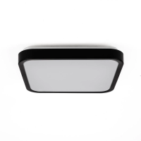Oprawa sufitowa plafoniera V-TAC 18W LED SAMSUNG CHIP kwadrat 25x25cm natynkowy IP44 czarny VT-8618B | 3800170223455 LED EUROPE