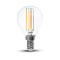 Żarówka LED V-TAC 4W filament E14 P45 kulka VT-1996 4000K 400lm | 3800170228566 LED EUROPE