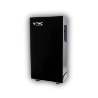 Magazyn bank energii V-TAC czarny szklany front 16.07kWh 314Ah/51.2V LiFePO4 BMS VT-16076B 10 lat gw | 3800170241152 LED EUROPE
