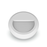 Oprawa schodowa 2W LED V-TAC biała okrągła 230V IP65 VT-1142 4000K 80lm | 3800157677417 LED EUROPE