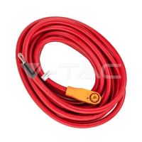 Przewód V-TAC 4AWG 5m do podłączenia bieguna dodatniego HV BOX Inwerter | 3800170217560 LED EUROPE