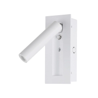 Oprawa LED V-TAC 2W COB CREE kinkiet biały hotel łóżko włącznik VT-88061-W 3000K 76lm | 3800170240827 LED EUROPE