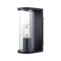 Oprawa ścienna elewacyjna loft V-TAC 1xE27 IP44 czarny MAT VT-81040 | 3800170253698 LED EUROPE