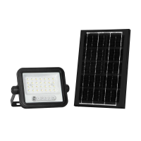 Naświetlacz LED solarny V-TAC 6W CCT pilot auto timer IP65 czarny VT-54W 700lm 3 lata gwarancji | 3800170253636 LED EUROPE