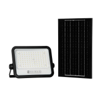 Naświetlacz LED solarny V-TAC 12W CCT pilot auto timer IP65 czarny VT-204W 1700lm 3 lata gwarancji | 3800170253650 LED EUROPE