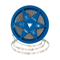 Taśma LED V-TAC CREE CHIP 24V CRI90 2xPCB 8mm 10mb 10W/m 120LED/m VT-2835 120 6500K 750lm 6 lat gwar | 3800170253490 LED EUROPE
