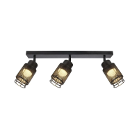 Oprawa sufitowa listwa V-TAC 3X6W LED listwa spot 680x210mm czarny matowy VT-89015 3000K 2160lm | 3800170254022 LED EUROPE