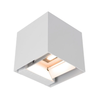 Oprawa ścienna solarna/USB V-TAC 9W LED COB biała kostka 15x15cm IP65 czujnik ruchu VT-409CCT 3000K- | 3800170260559 LED EUROPE