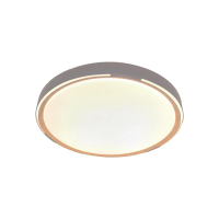Oprawa sufitowa plafoniera V-TAC 30W/60W/30W LED 48cm 3w1 ściemnialna orzech pilot CCT VT-85034 3000 | 3800170255999 LED EUROPE
