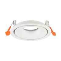 Oczko V-TAC aluminiowe GU10 białe okrągłe ruchome VT-4202 3 lata gwarancji | 3800170258334 LED EUROPE