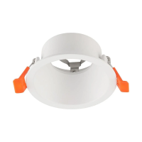 Oczko V-TAC aluminiowe GU10 białe okrągłe ruchome głębokie VT-4203RD 3 lata gwarancji | 3800170258341 LED EUROPE