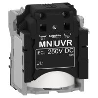 Wyzwalacz zanikowy MN 250VDC do Compact NSX100/160/250/400/630 3P/4P | LV429414 Schneider Electric