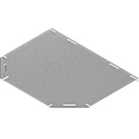 Pokrywa trójnika korytka PTKJ100, gr.blachy 1,0 mm | 103010 Baks