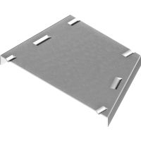 Pokrywa redukcji lewej PRKLJ100/50, gr.blachy 1,0mm | 104810 Baks