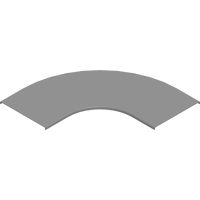 Pokrywa kolanka 90st. PKKZC300, gr.blachy 2,0mm (STD) | 301030 Baks