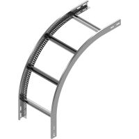 Łuk pionowy zewnętrzny drabiny LPDZC500H45N, gr.blachy 2.0mm | 449150 Baks