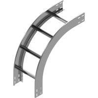Łuk pionowy zewnętrzny drabiny LPDZC400H100N, gr.blachy 2.0mm | 499141 Baks