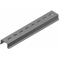 Szyna EURO SZP 35H15/2 gr.blachy 1,0mm, perforowana (2m) | 613220 Baks
