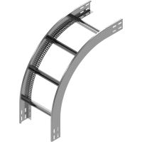 Łuk pionowy zewnętrzny drabiny LPDZC200H80N, gr.blachy 2.0mm | 489120 Baks