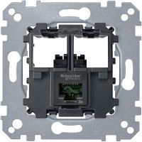 Gniazdo komputerowe pojedyncze RJ45 kat.5e UTP, Merten | MTN4575-0001 Schneider Electric
