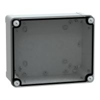 Puszka PC przezroczysta pokrywa 241x194x107mm Thalassa | NSYTBP241910T Schneider Electric