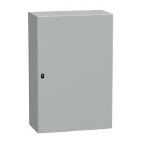 Obudowa Spacial S3D drzwi gładkie bez płyty montażowej 1200x800x400 (WxSxG) IP66 IK10 RAL7035 | NSYS3D12840 Schneider Electric