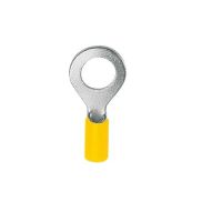 Końcówka oczkowa Cu izolowana KOV 10-6, przekrój: 6mm2, otwór pod śrubę M10 (opak 100szt) | KOV_10-6/100 Erko