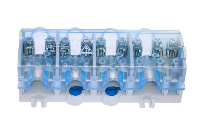 Odgałęźnik instalacyjny OBL 35/25-4 szaro-niebieski | A13-6248 Pokój