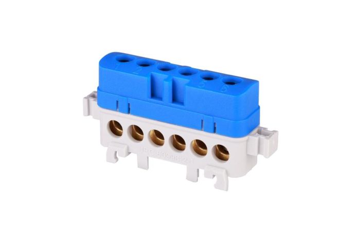 Listwa przyłączeniowa izolowana LPI-6N, niebiesko-szara (20szt.) | A18-0068 Pokój