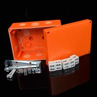 Puszka przeciwpożarowa n/t  KSK 175 2PO10 E90,176x126x92mm, 2xlistwa 5P IP66 pomarańczowa (1/22szt) | KSK 175_2PO10 Kopos