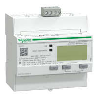 Licznik energii elektrycznej 1/3-fazowy 5A przekładnik 100-480V kl.0,5S/C taryf cyfr iEM3255, Acti 9 | A9MEM3255 Schneider Electric