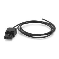 Kabel połączeniowy czarny, zaw. kabel zasilający, żeński czarny 1,0 m 5pcs | ELC1005PB Hoffman (Eldon)
