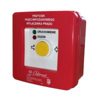 Przycisk przeciwpożarowego wyłącznika prądu PPWP-2s A/4 | 904402 Elektromet