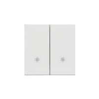 Klawisz podwójny z piktogramami krzyżowymi do: SW7/2M, SW6/2WM, Jasnoszary mat Simon 55 | TKW7/2/114 Kontakt Simon