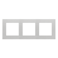 Ramka 3-krotna LINE, Aluminium mat Simon 55 | TR3/143 Kontakt Simon