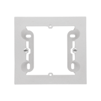 Puszka natynkowa 1-krotna do ramek LINE/DUO. Wyokość: 40mm, Aluminium mat Simon 55 | TPN1/143 Kontakt Simon