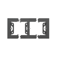 Puszka natynkowa 2-krotna do ramek LINE/DUO. Wyokość: 40mm, Grafitowy mat Simon 55 | TPN2/116 Kontakt Simon