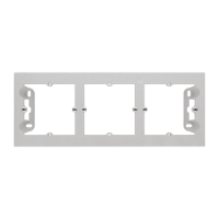 Puszka natynkowa 3-krotna do ramek LINE/DUO. Wyokość: 40mm, Aluminium mat Simon 55 | TPN3/143 Kontakt Simon