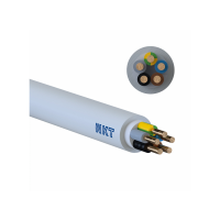 Przewód instalacyjny NYM-J 5x1,5 300/500 RAL7035 /100m/ KRĄŻEK | 172160006C0100 Nkt