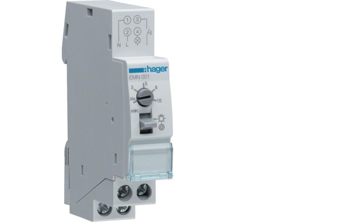 Wyłącznik schodowy 30s-10min 230V 1NO 16A | EMN001 Hager